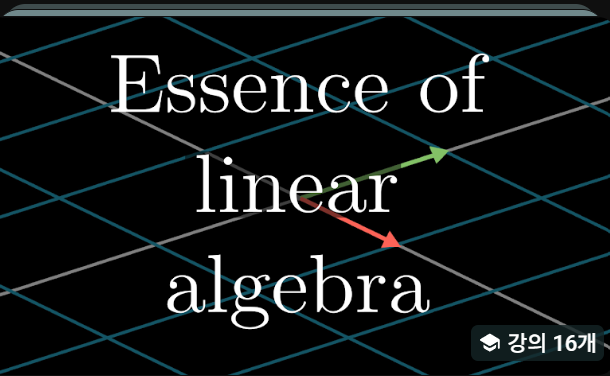 Essence of Linear algebra